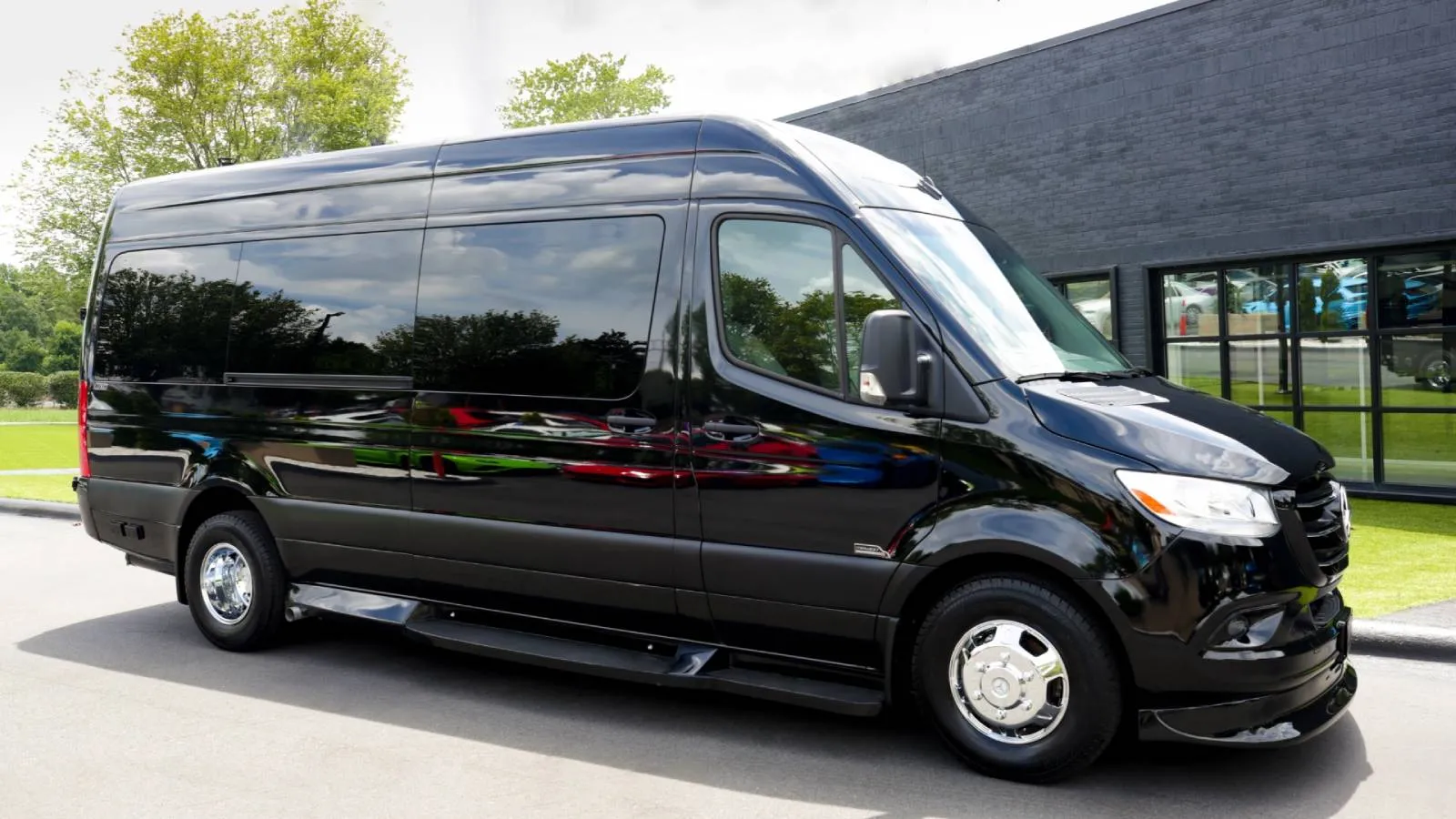 Mercedes Sprinter for wedding guest shuttles